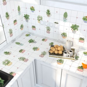 PVC Bathroom Kitchen Wall Decor Vinyl Self Adhesive Wall Stickers