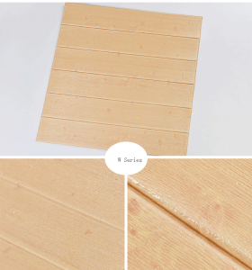 Wood wall paper/Self adhesive Foam Wallpapers/3D PE Foam Wall paper