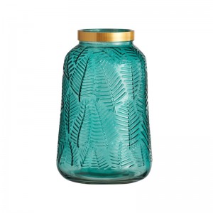 Wholesale Handmade Glass Flower Vase Elegant Glass Vase for Home Decorative