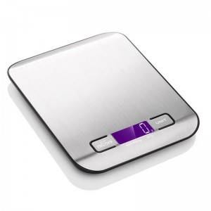 Platform Lcd Stainless Steel 5 Kg Weight Measuring Electronic Weighing Digital Food Kitchen Scale