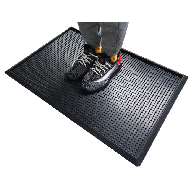 OEM manufacturer Blue Kitchen Floor Mats - cheap rubber disinfection mat hot seller disinfecting door mat with tray shoes sanitizing floor mat – Yunis