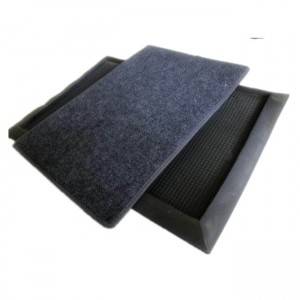 shoes feet boots sanitizing disinfection doormats tray pvc floor mats for sanitizer using