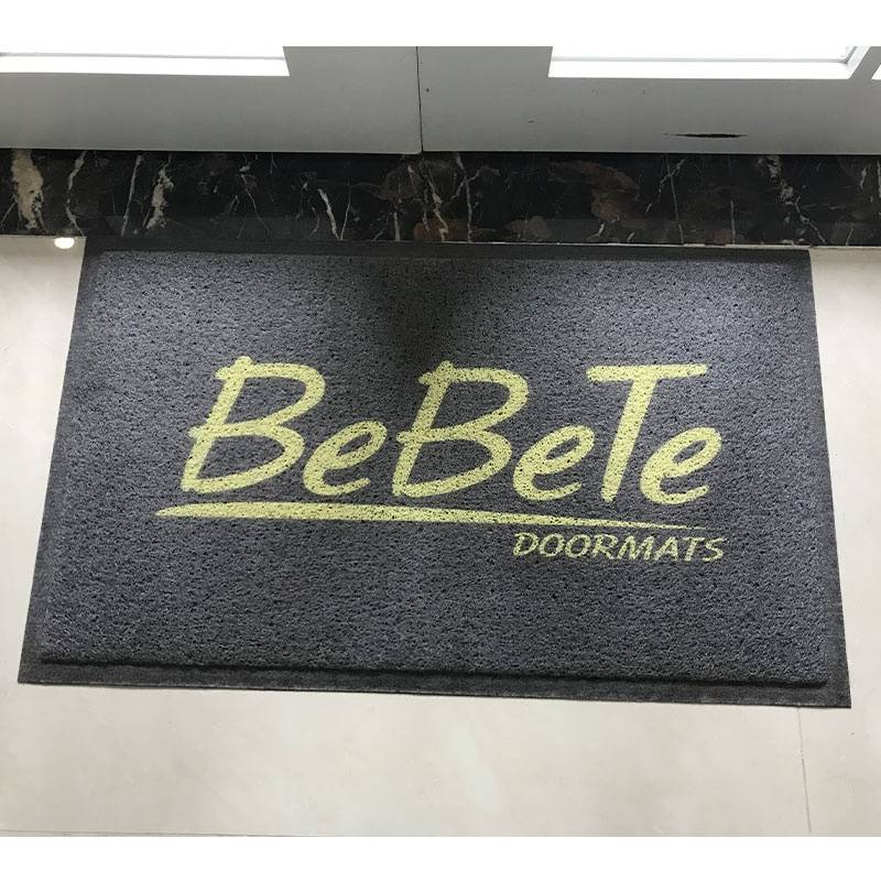 Factory Price For Grass Carpet Cost - Cheap Prices Best Selling Welcome PVC Coil Mat Custom Logo Door Mat – Yunis
