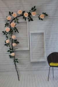 Wedding flower decoration artificial flower garland rose vine