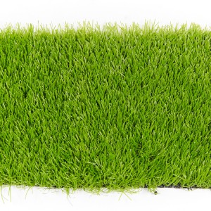 Three-color artificial turf beautification