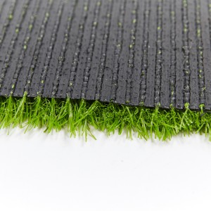 Three-color artificial turf beautification