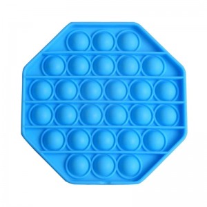 Silicone Stress Reliever Toy Push pop pop Simple Dimple Bubble Squeeze Sensory Fidget Toy Set For Kids
