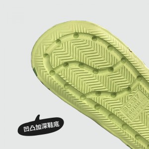 Watermelon pattern EVA sandals for female indoor lovers in summer; thick soles; high-class soft soles