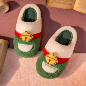 New cotton slippers women’s autumn and winter home indoor cute cartoon wind plush cotton slippers confinement shoes women