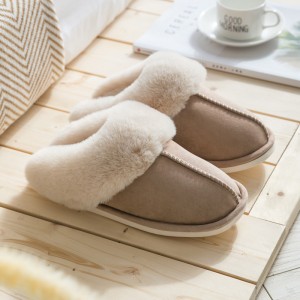Ladies sliders Lovers’ Home Cotton Slippers Plush Autumn and Winter Hot Women’s Non slip Cotton Shoes Wholesale