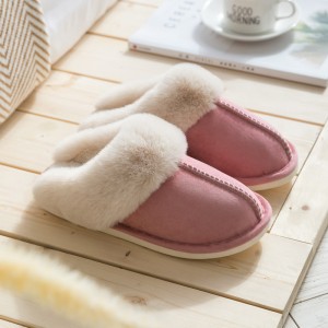 Ladies sliders Lovers’ Home Cotton Slippers Plush Autumn and Winter Hot Women’s Non slip Cotton Shoes Wholesale