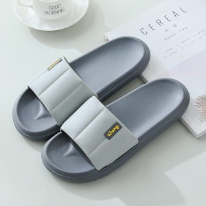 Cool slippers, new style in summer, simple indoor home, household slippers, women wear them outside, bathroom, bath, and antiskid