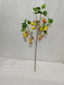 Artificial Fruit Lemon Decorative Lemon Plants Artificial Stem Lemon