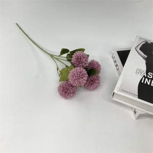 Multicolor aster artificial flower pompom dandelion 5 Head Hydrangea dandelion flowers artificial decoration dried flowers