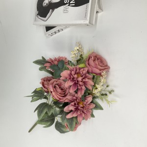 Factory Hand Moisturizing chrysanthemum Simulation Flower Home Hotel Office Photography Decoration Artificial Flowers mini
