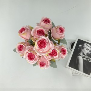 9 heads wholesale Artificial Rose Bud flower Wedding supplies Wedding decoration Holding Flowers