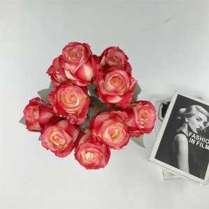 9 heads wholesale Artificial Rose Bud flower Wedding supplies Wedding decoration Holding Flowers