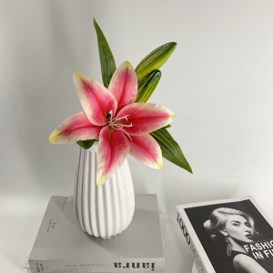 2023 wholesale big silk 3D lilly artificial  flower for home decor or wedding decor