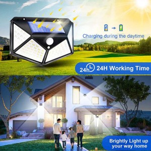 Outdoor Induksi waterproofing Led Courtyard Lanskap Dekorasi Solar Lamp