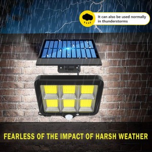 Kahayag sa solar gate Security Lamps COB LED Induction Sensor solar light