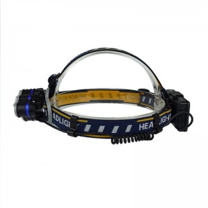 high power rechargeable headlights 5LED USB charging COB strong headlamp