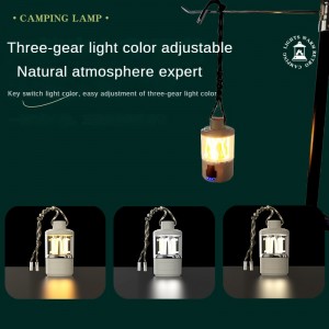 ອຸປະກອນຕັ້ງແຄ້ມ multifunctional minimalist LED camping light