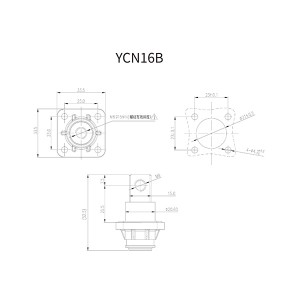YCN16/24B  Post Type Connector