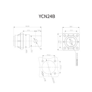 YCN16/24B  Post Type Connector