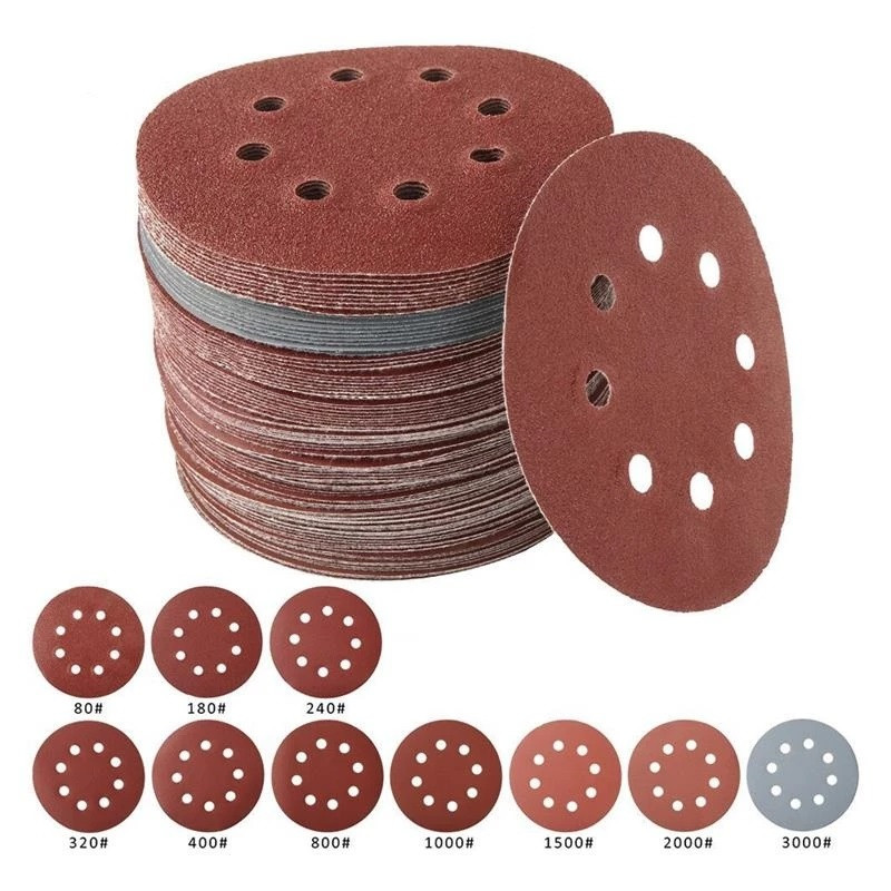 High Quality Round Sandpaper Manufacturer –  180mm/225mm Sanding Discs Orbital Sander Sandpaper 6 holes/8holes – Yushen