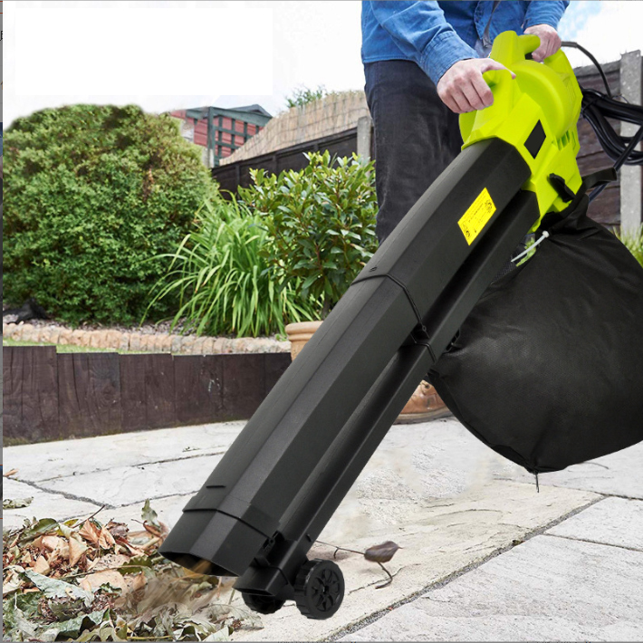 3000W Electric Leaf Blower Garden Tools 2 in 1 for Cleaning Garden Lawns Blowing/Suction/Shredding with 35L Collection Bag