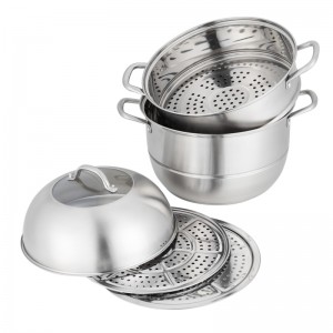 The best 3 Tier Multi Tier Layer Stainless Steel Steamer Pot For Cooking