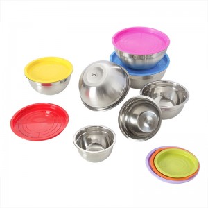 YUTAI multi-colored 18/10 stainless steel mixing bowl