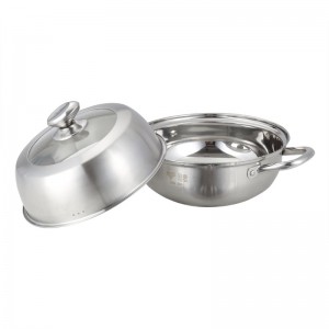 30CM Stainless Steel Stackable Cookware Food Steamer Pot