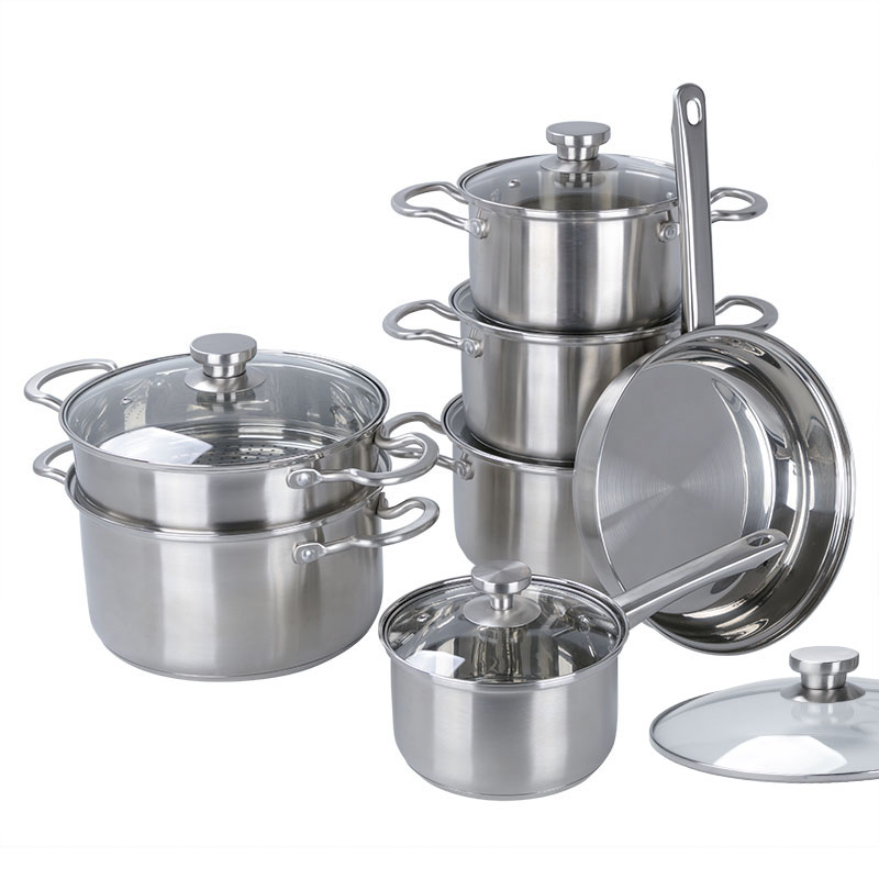 YUTAI 13pcs stainless steel cookware set 1