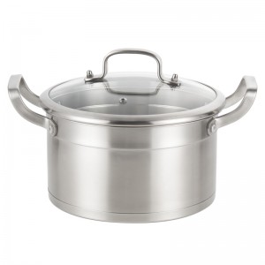 factory customized Lobster Stock Pot - YUTAI 18/10 Stainless Steel Soup Pot with Steel Handle – Yutai