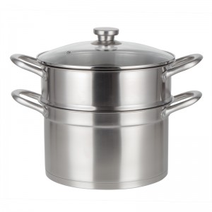 YUTAI 26-30CM SUS304 two-layer stainless steel steamer