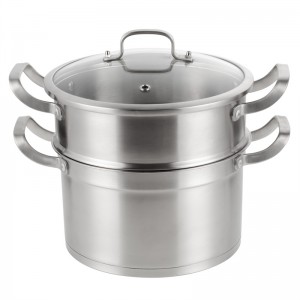 Excellent quality Stainless Steel Steamer Pot - YUTAI 26-30CM SUS304 two-layer stainless steel steamer-BOJIN – Yutai