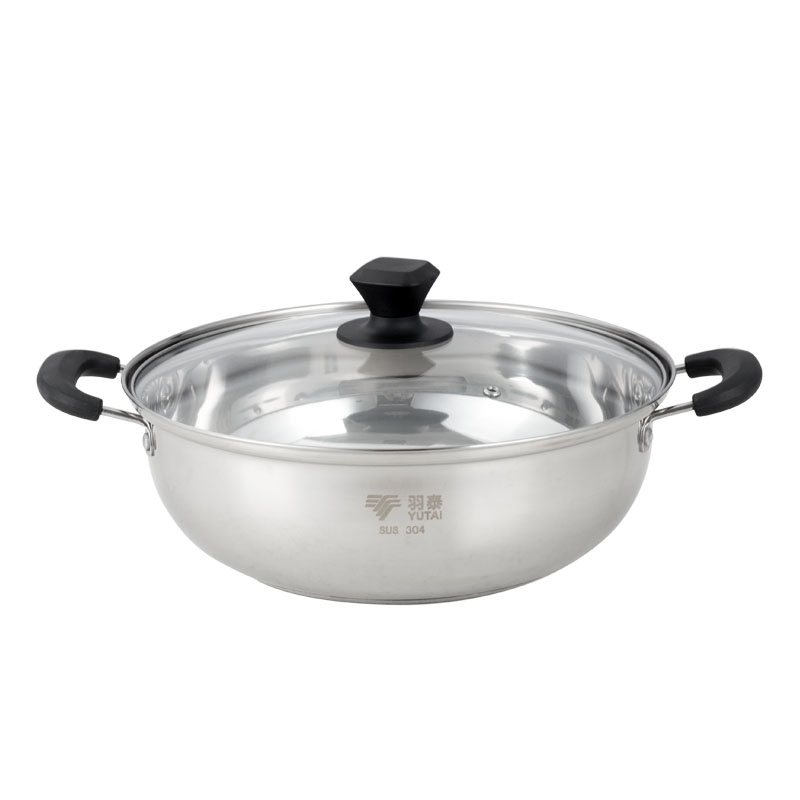 YUTAI 28-32CM 304 stainless steel hot pot cookware pot 1