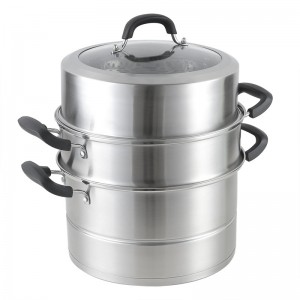YUTAI 304 stainless steel steamer pot 3 layers OEM/ODM factory