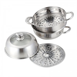 YUTAI 4 Piece Stainless Steel Stack and Steam Pot Set