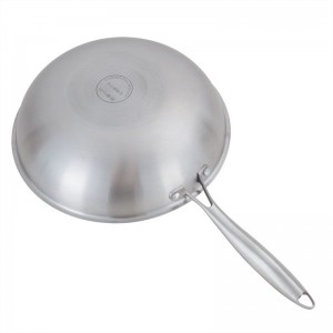 YUTAI SUS430 stainless steel 32cm non-stick fry pan