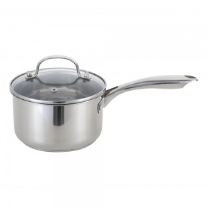 YUTAI cookware Stainless Steel SaucePan With Lid 1.7QT/1.6L