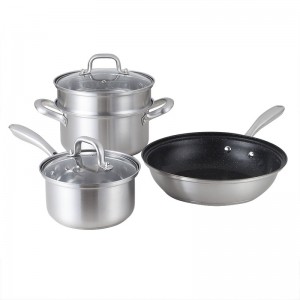 YUTAI cookware set stainless steel,China cookware manufacturer