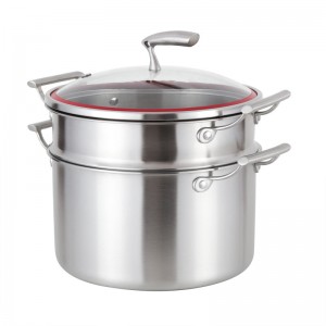 china factory YUTAI high-grade compound steel steamer with elegant handle