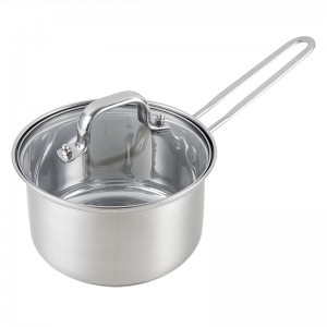 Yutai 18/10 stainless steel 1.5 qt. saucepan with lid,China cookware factory