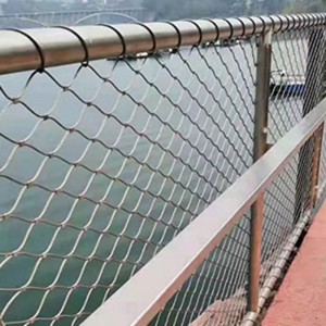 Stainless steel rope mesh for decorative and protection
