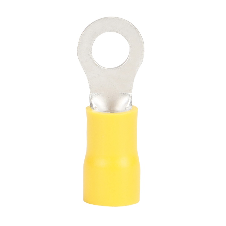 yellow insulated wire terminals crimp type ring wire connectors Ring Terminal