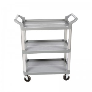 China Wholesale Hotel Room Service Cart Factory - DuoDuo Restaurant Trolley CC-S3S/CC-S3L 3 Tier Rolling Cart – DuoDuo