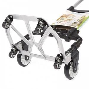 DuoDuo Folding luggage trolley  DX3005 with Additional 4 wheels