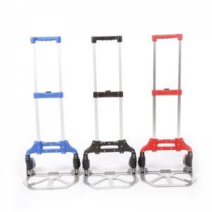 China Wholesale Climbing Trolley Suppliers - DuoDuo Folding luggage trolley DX3006 Heavy Duty Capacity Portable Aluminum Alloy Cart – DuoDuo